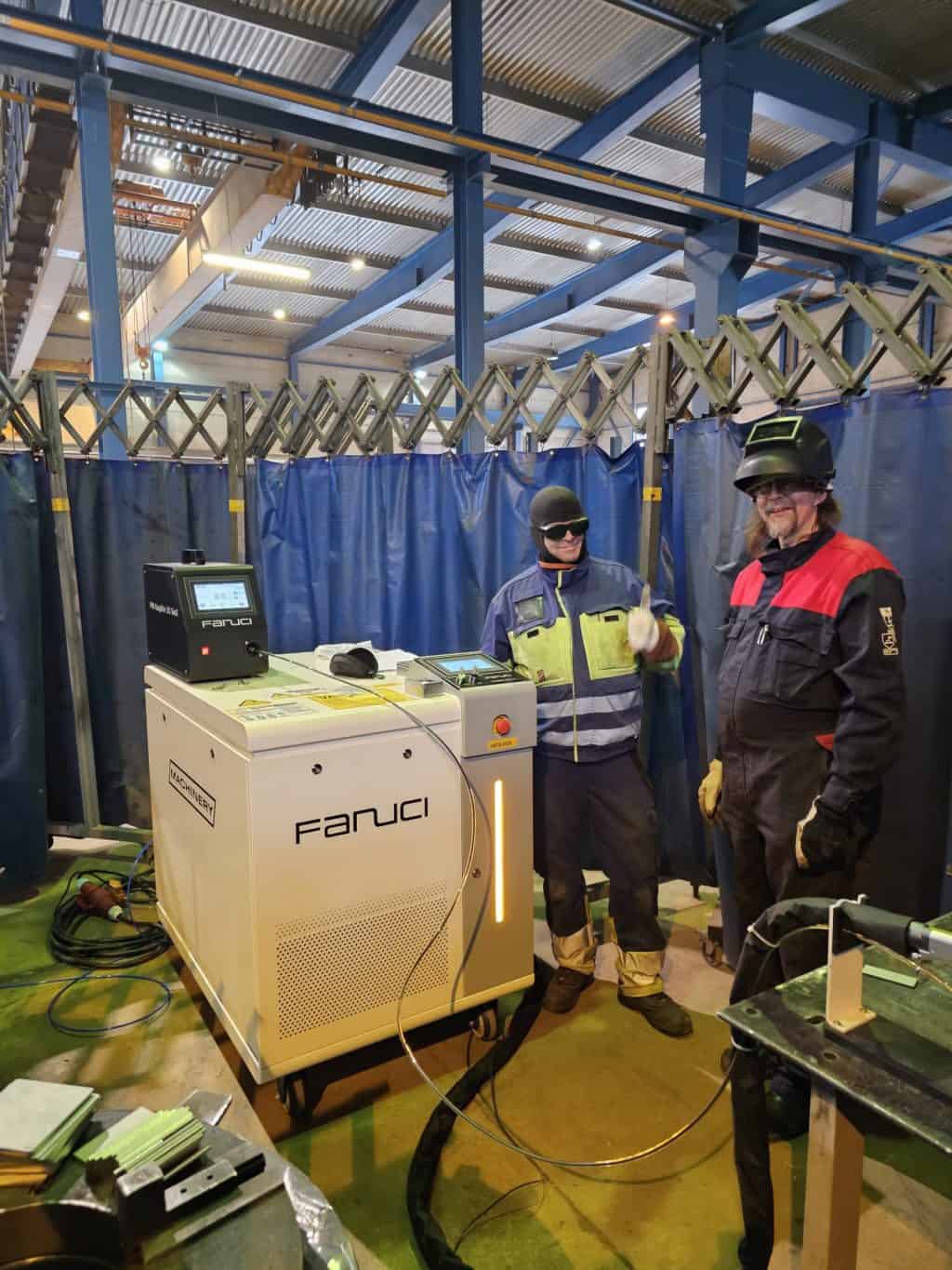 Fanuci laserhitsauslaitteella sujuu vaativienkin töiden hitsaus