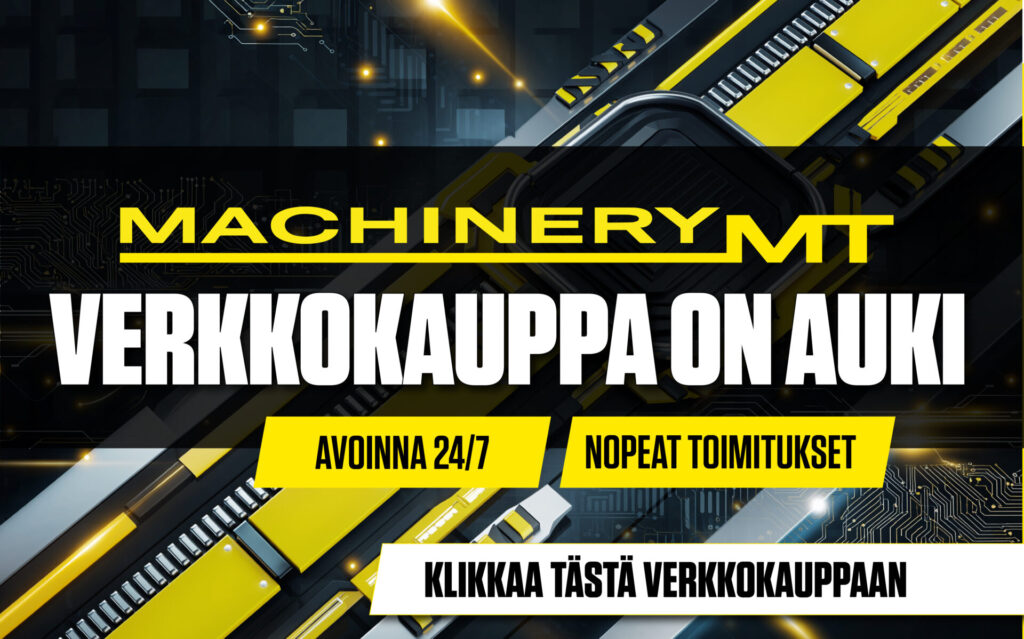 Machinery MT:n verkkokauppa on nyt auki